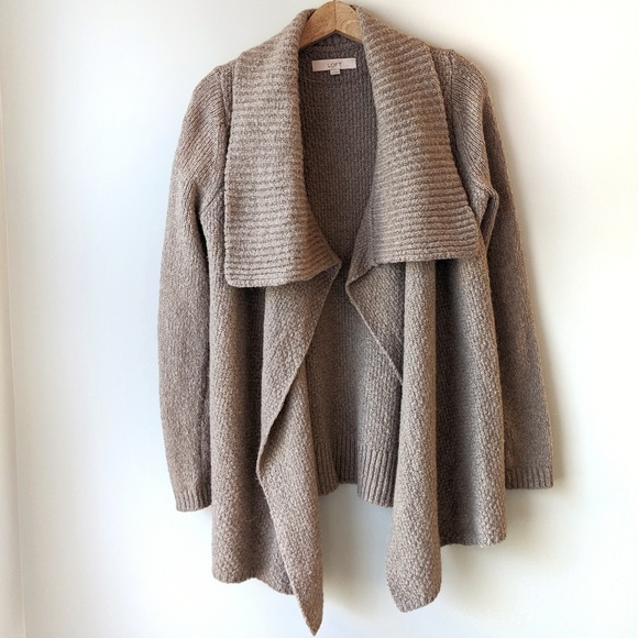 LOFT Sweaters - LOFT Chunky Knit Cardigan Sweater Wool Blend
